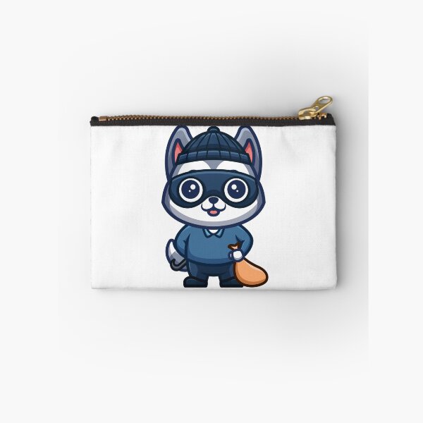 Item preview, Husky Thief Cute Cartoon designed and sold by GumregaStudio.