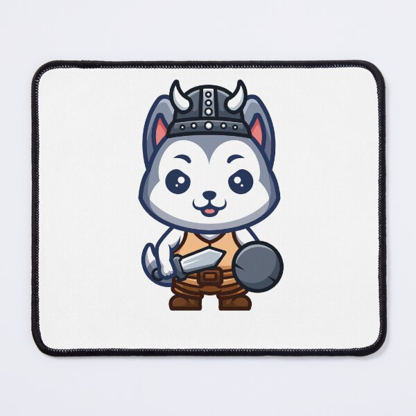 Item preview, Husky Viking Cute Cartoon designed and sold by GumregaStudio.