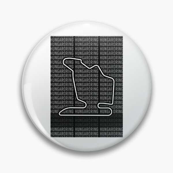 Item preview, Hungaroring - F1 Circuit - Black and White designed and sold by MasonRosePrints.