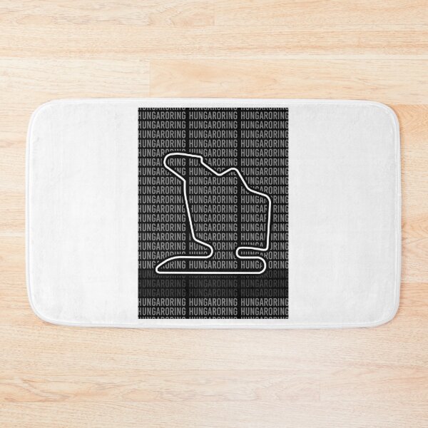 Item preview, Hungaroring - F1 Circuit - Black and White designed and sold by MasonRosePrints.