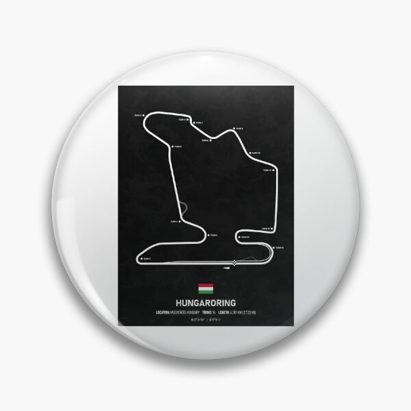 Item preview, Hungaroring Circuit  designed and sold by MasonRosePrints.