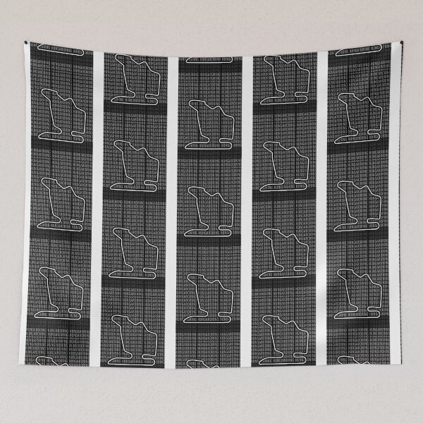 Item preview, Hungaroring - F1 Circuit - Black and White designed and sold by MasonRosePrints.