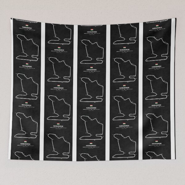 Item preview, Hungaroring Circuit  designed and sold by MasonRosePrints.
