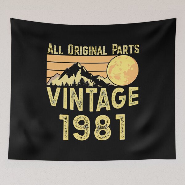 Item preview, Retro 41th birthday ideas born in 1981 Vintage designed and sold by Cortney Cristobal.