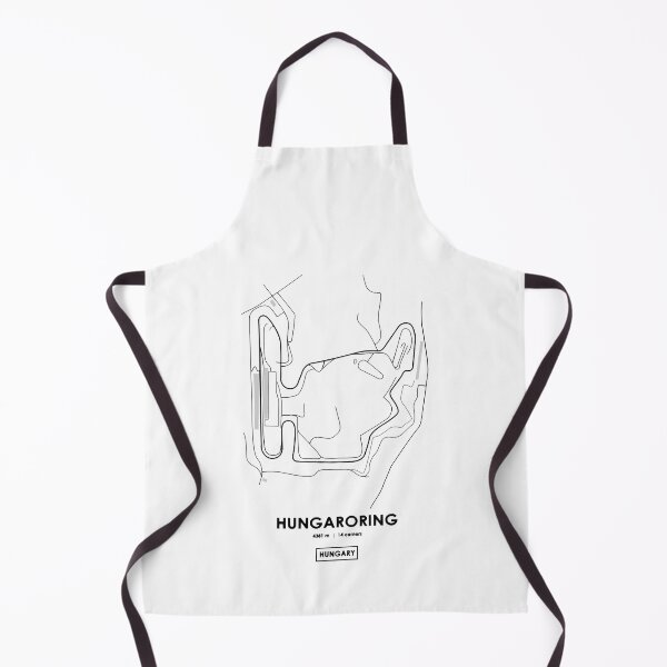Item preview, Hungaroring - Hungary Track Map designed and sold by MasonRosePrints.