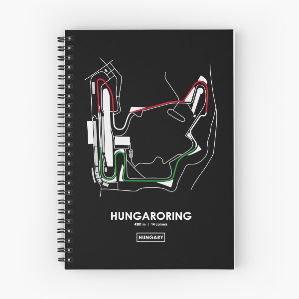 Item preview, HUNGARORING - HUNGARY TRACK MAP FLAG designed and sold by MasonRosePrints.