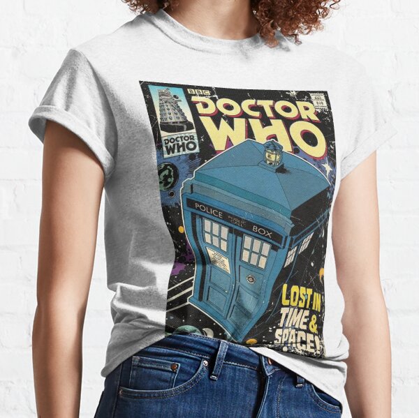 Vintage Cover Comic Doctor - Lost In Time And Space 1963 Poster Classic T-Shirt