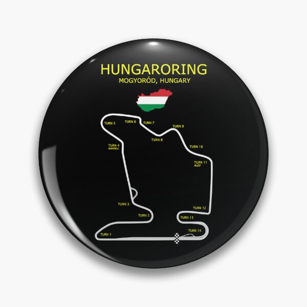 Item preview, Hungaroring Circuit designed and sold by MasonRosePrints.
