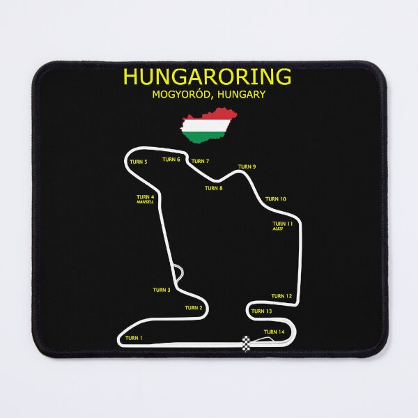 Item preview, Hungaroring Circuit designed and sold by MasonRosePrints.