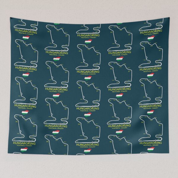 Item preview, Hungaroring Circuit designed and sold by MasonRosePrints.