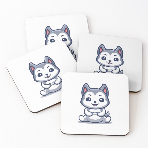 Item preview, Husky Gaming Cute Cartoon designed and sold by GumregaStudio.