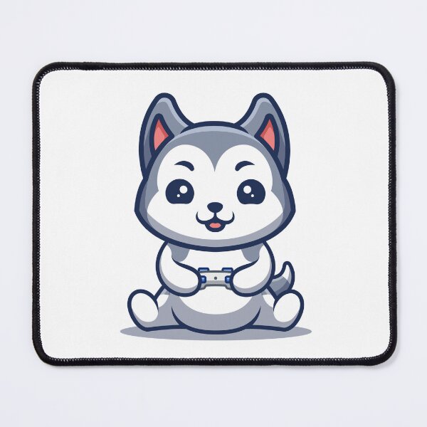 Item preview, Husky Gaming Cute Cartoon designed and sold by GumregaStudio.