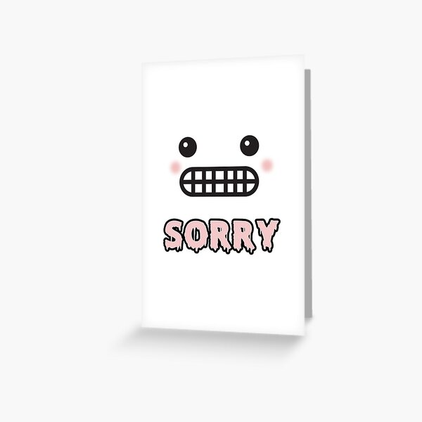 Sorry female emoticon card - #emoji #emojis #smiley #smilies