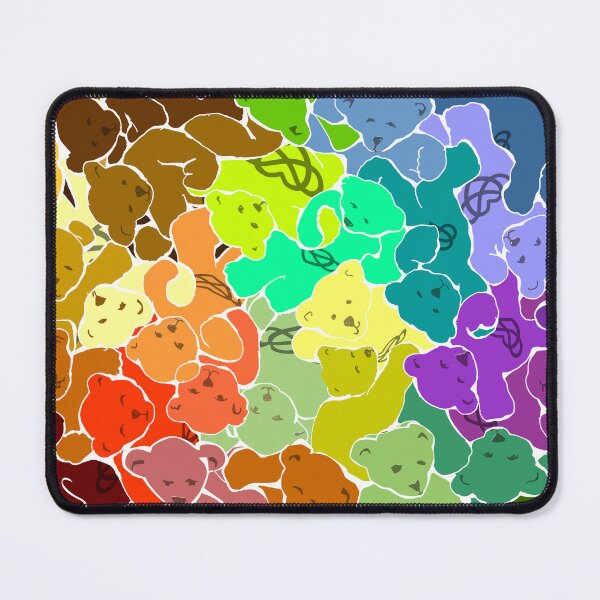 Item preview, Poly Rainbow Teddy Bear Cuddle Pile designed and sold by MyThingNow.