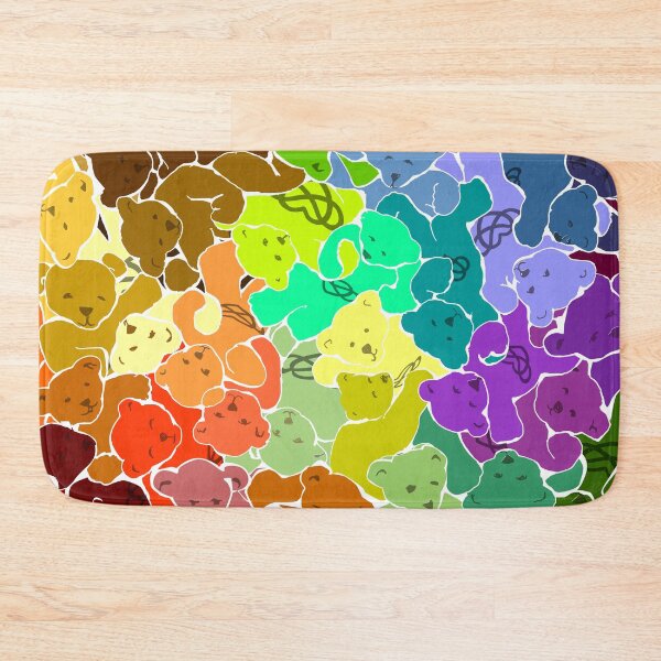 Item preview, Poly Rainbow Teddy Bear Cuddle Pile designed and sold by MyThingNow.