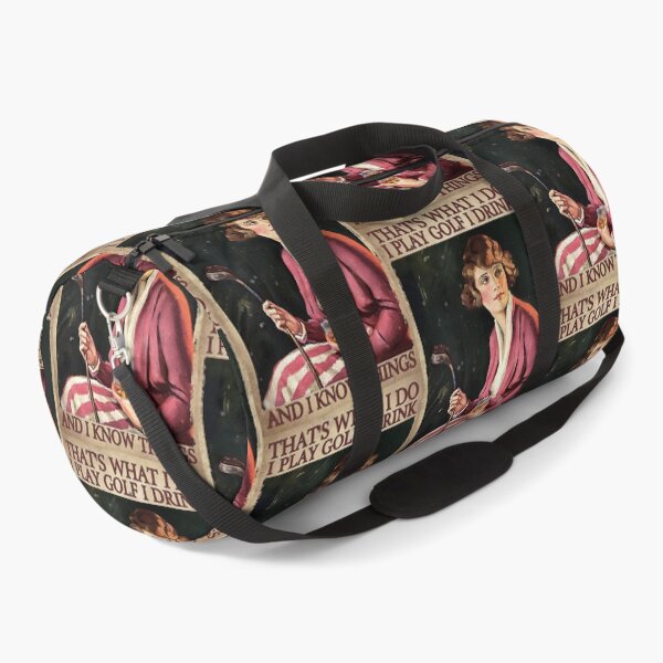 Item preview, That's What I Do I Play Golf I Drink wine And I Know Things Female Golfer Drinking Wine Vintage  designed and sold by ALISONABBOTTAU.