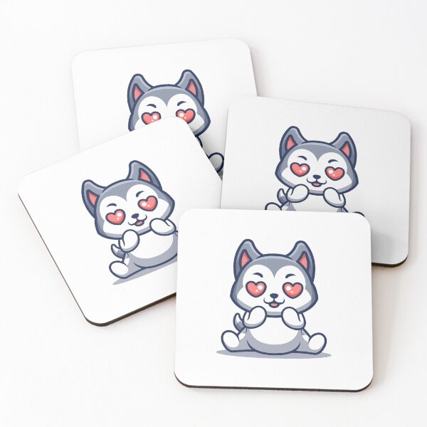 Item preview, Husky Shocked Cute Cartoon designed and sold by GumregaStudio.