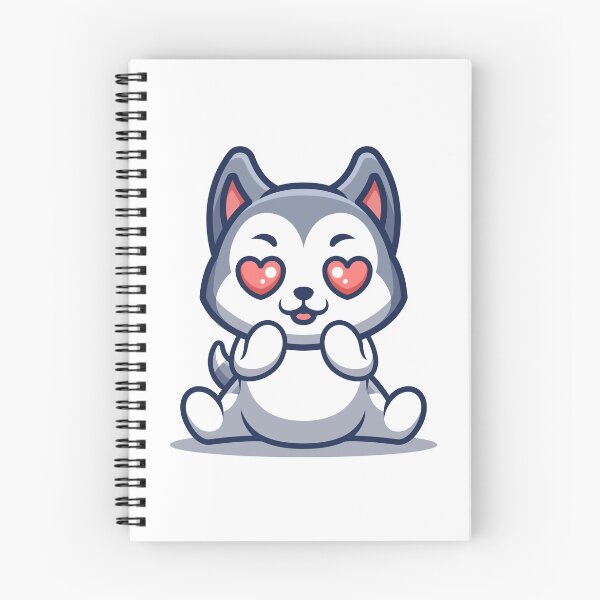 Item preview, Husky Shocked Cute Cartoon designed and sold by GumregaStudio.