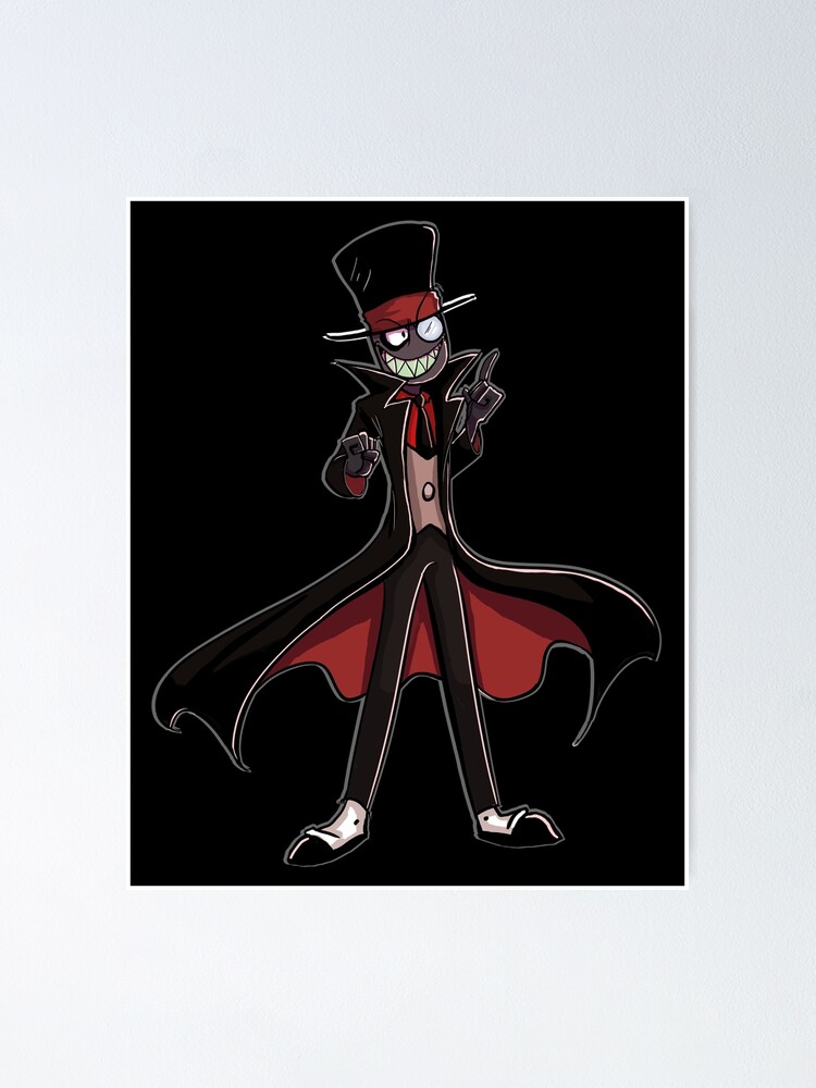 Villainous Black Hat Without Background Poster By Double0doodles Redbubble