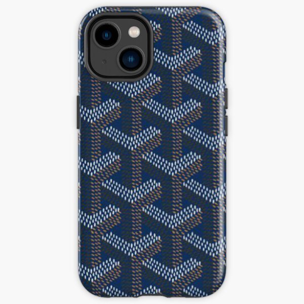 Aspecto elegante azul marino. Funda resistente para iPhone