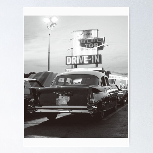 Item preview, Vintage Car Black And White  Poster designed and sold by butankle45.