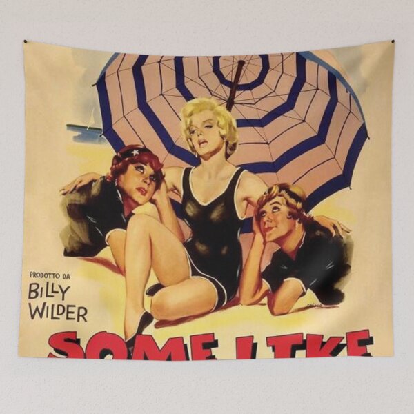 Item preview, VINTAGE MOVIE POSTER SOME LIKE IT HOT designed and sold by seanraee.