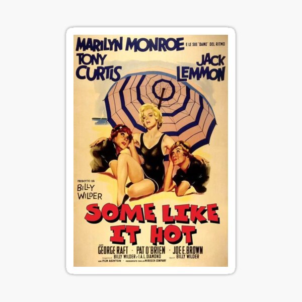 Vista previa del artículo con la obra «CARTEL DE LA PELÍCULA DE LA VENDIMIA ALGUNOS LES GUSTA CALIENTE», diseñado y vendido por seanraee.