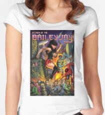 Attack of The Bailey Jay Show Women's Fitted Scoop T-Shirt