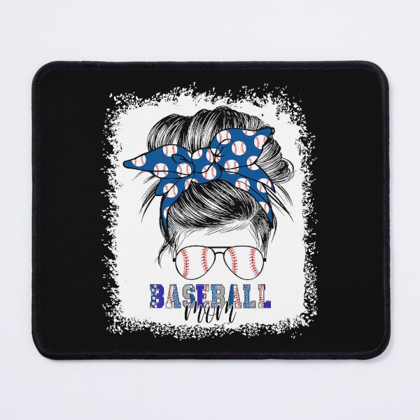 Item preview, Bleached Baseball Mom Messy Bun Softball Mom Mother's Day designed and sold by MichelSorour.