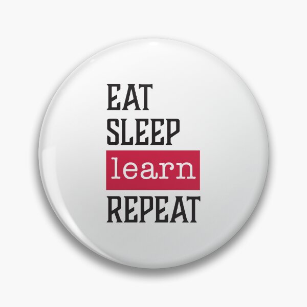 Item preview, Eat Sleep Learn Repeat - Funny Teacher Student Gifts designed and sold by AGDStudio.