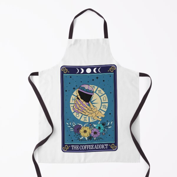Item preview, The Coffee Addict Funny Tarot Card designed and sold by PrettyGifted.