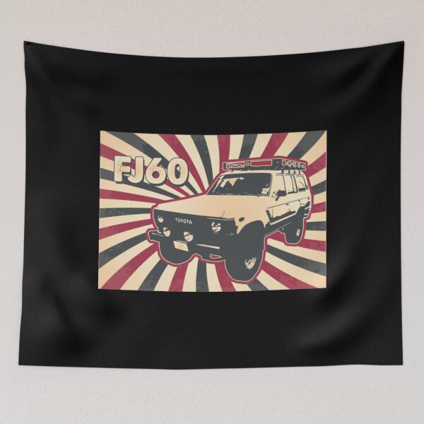Item preview, Vintage FJ60 Poster Tee designed and sold by ZephisSemedo.