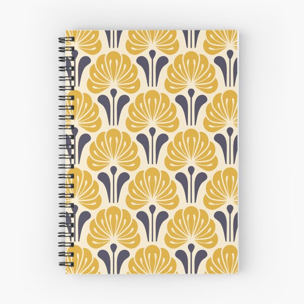 Item preview, 1058 - golden retro lilies designed and sold by RouCouCou.