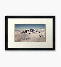 Above the Clouds, French Alps Framed Print