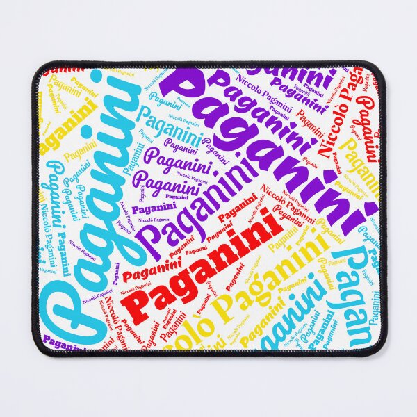 Item preview, Paganini Word Cloud designed and sold by Musicianst0re.