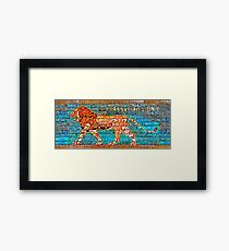 Assyrian Lion Framed Print