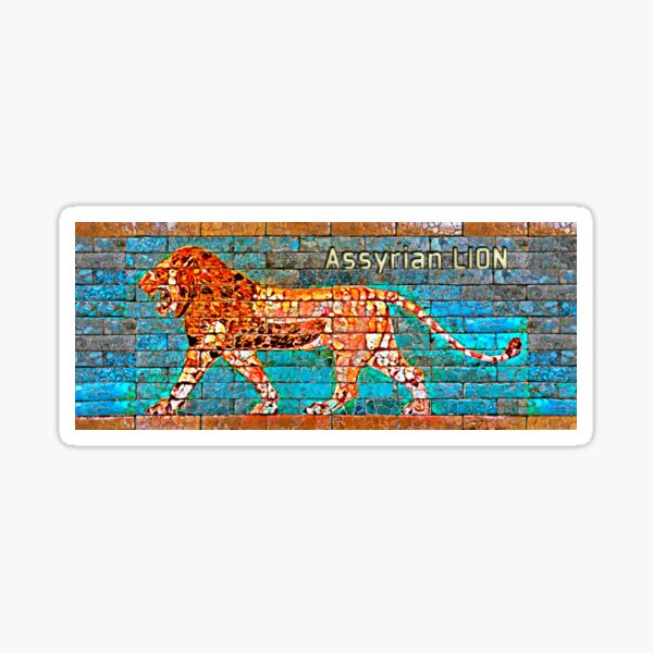 Assyrian Lion Sticker