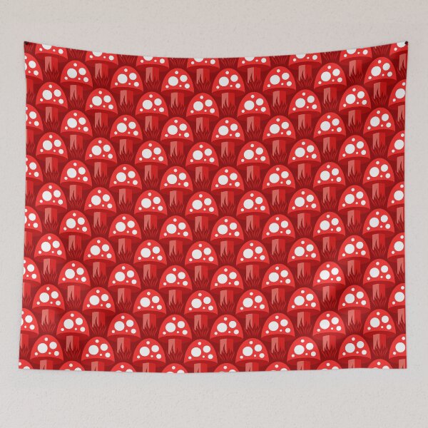 Item preview, 1047 - magic mushrooms, red designed and sold by RouCouCou.
