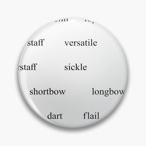 Item preview, 33 Weapon Words Game Master Magnetic Fridge Poetry Stickers designed and sold by Tiffany Munro.