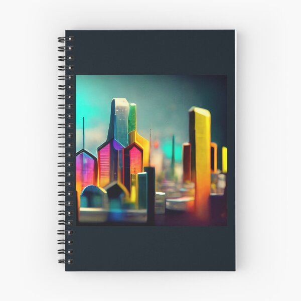 Item preview, Futuristic Coloful city designed and sold by jjds96.