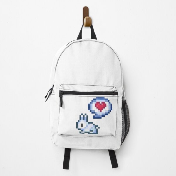 Item preview, Pixel bunny with heart emote designed and sold by crazzilla.