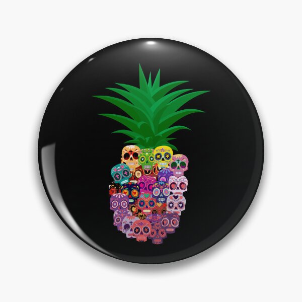 Item preview, Calavera Pineapple Halloween designed and sold by MooonTees.