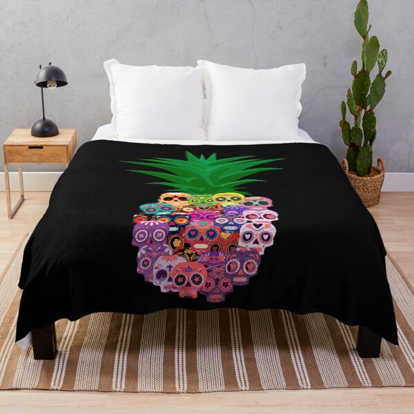 Item preview, Calavera Pineapple Halloween designed and sold by MooonTees.