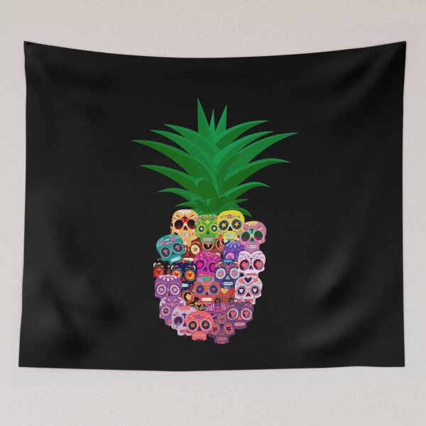 Item preview, Calavera Pineapple Halloween designed and sold by MooonTees.