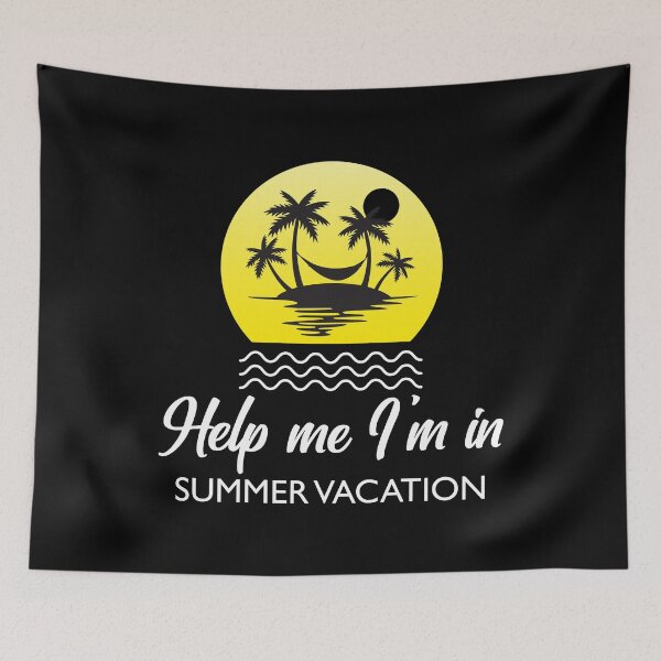 Item preview, Help Me I Am In Summer Vacation designed and sold by Kunal Smart.