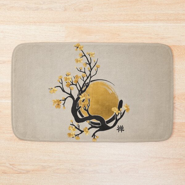 Item preview, Zen Enso Circle, Golden Sun and Sakura Blossom designed and sold by k9printart.
