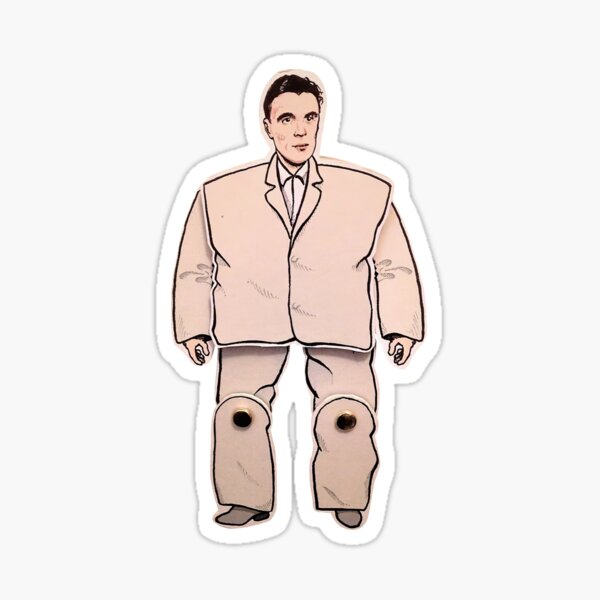 Aperçu de l'œuvre Têtes parlantes David Byrne créée et vendue par ClothingTX.