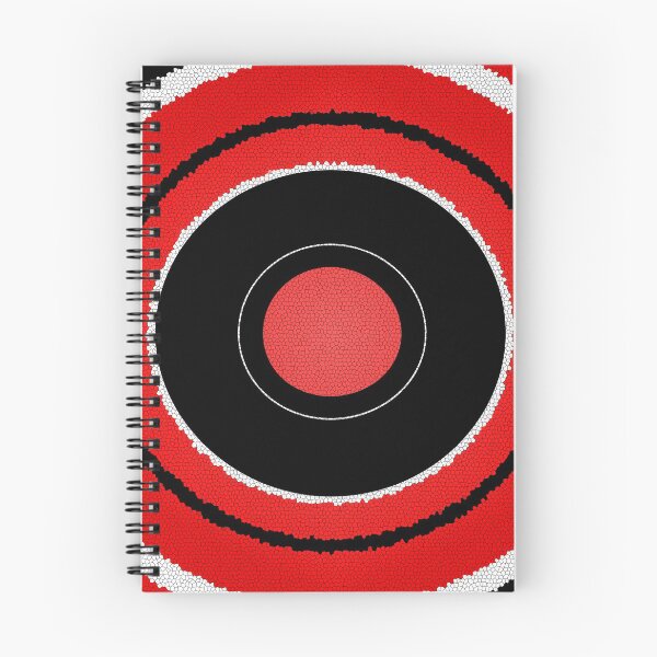 Artikelvorschau, Geometrische Kreise schwarz und rot entworfen und verkauft von Bargel.