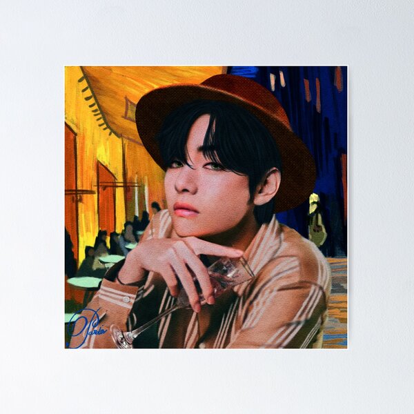 Item preview, BTS Taehyung (V) van tae fanart designed and sold by Pardis-arts.