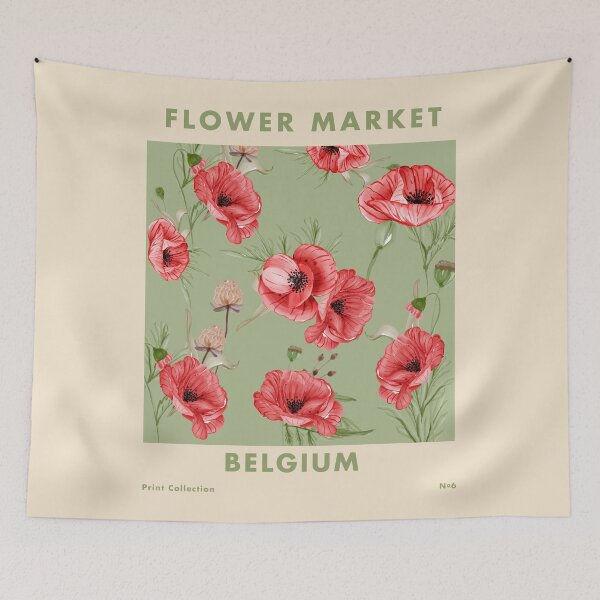 Item preview, Flower Market Belgium No.6 designed and sold by MaiZephyr.
